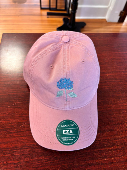 Hydrangea Embroidered Icon Hat Hydrangea Embroidered Icon Hat Accessories