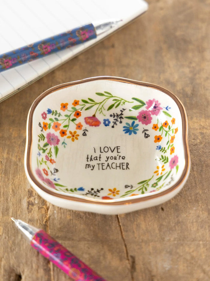 I Love that You're My Teacher Antiqued Trinket Bowl I Love that You're My Teacher Antiqued Trinket Bowl Home