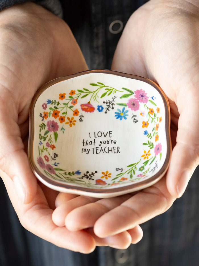 I Love that You're My Teacher Antiqued Trinket Bowl I Love that You're My Teacher Antiqued Trinket Bowl Home