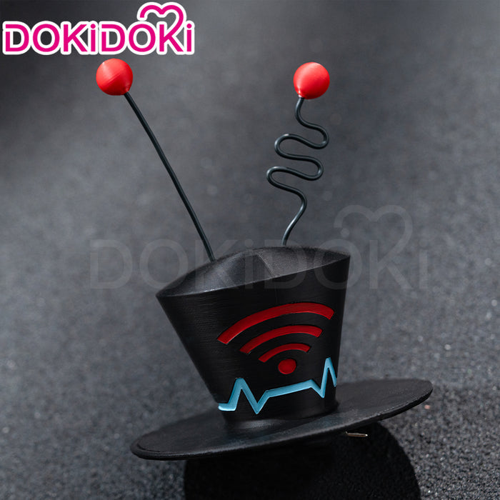 【In Stock】DokiDoki Anime Cosplay TV Demon Prop Black Hat Headpiece