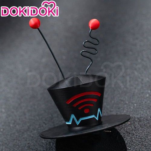 【In Stock】DokiDoki Anime Cosplay TV Demon Prop Black Hat Headpiece