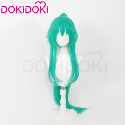 【In Stock】DokiDoki Game Arknights Cosplay Hoshiguma the Breacher Wig Long Straight Green Hair