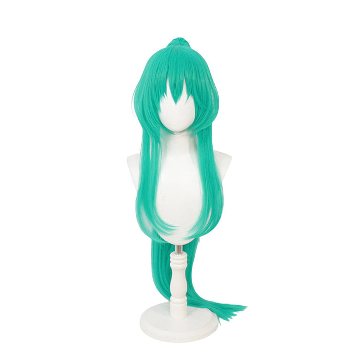 【In Stock】DokiDoki Game Arknights Cosplay Hoshiguma the Breacher Wig Long Straight Green Hair