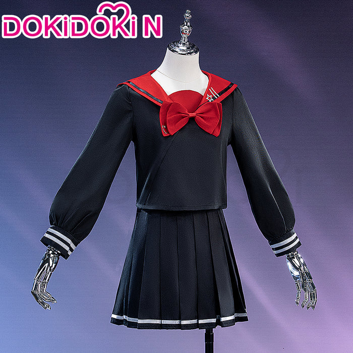 【In Stock】DokiDoki-N Game NEEDY GIRL OVERDOSE Cosplay KAngel Costume Black JK Outfit
