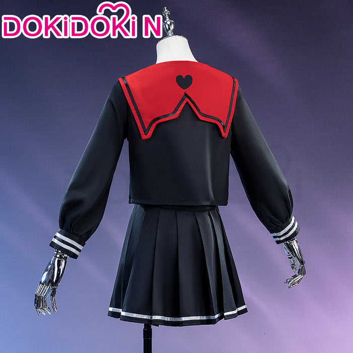 【In Stock】DokiDoki-N Game NEEDY GIRL OVERDOSE Cosplay KAngel Costume Black JK Outfit