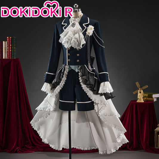 【In Stock】DokiDoki-R Anime Cosplay Ciiel Costume White Rose Suit