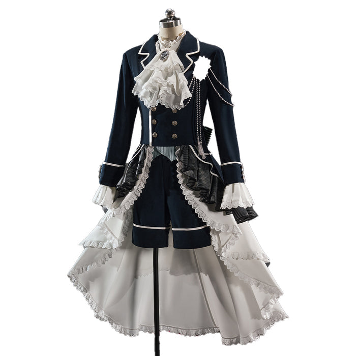 【In Stock】DokiDoki-R Anime Cosplay Ciiel Costume White Rose Suit