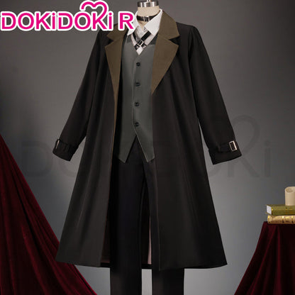 【In Stock】DokiDoki-R Anime Cosplay Costume Black Grey Suit Casual Wear
