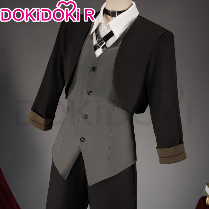 【In Stock】DokiDoki-R Anime Cosplay Costume Black Grey Suit Casual Wear
