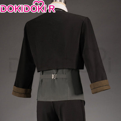 【In Stock】DokiDoki-R Anime Cosplay Costume Black Grey Suit Casual Wear