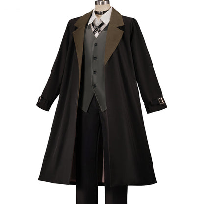 【In Stock】DokiDoki-R Anime Cosplay Costume Black Grey Suit Casual Wear