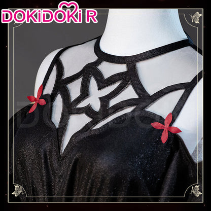 【In Stock】DokiDoki-R Game Honkai Impact 3rd Cosplay Seele Vollerei Costume Black Dress Papilio Lily