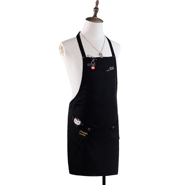 【In Stock】DokiDoki-R Game Love and Deepspace Cosplay Caleb Costume Black Apron Indulgent Scheme