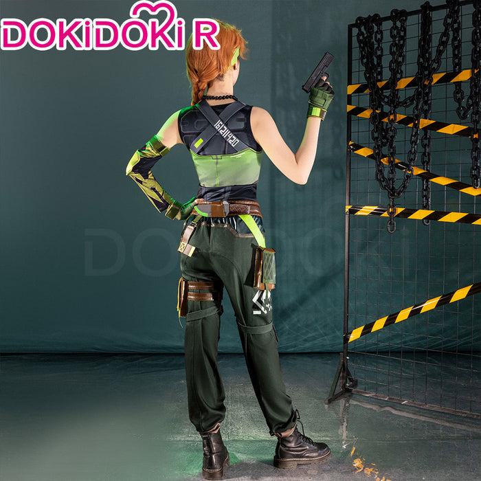 【In Stock】DokiDoki-R Game Valorant Cosplay Skye Costume Kirra Foster