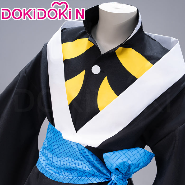 【In Stock】【Size S-2XL】DokiDoki-N Anime Cosplay Costume Black Yellow Kimono
