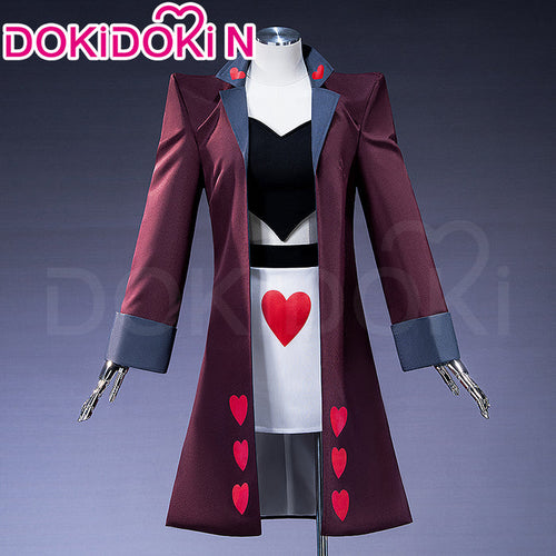 【In Stock】【Size S-2XL】DokiDoki-N Anime Cosplay Costume Dark Red Heart Coat