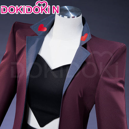 【In Stock】【Size S-2XL】DokiDoki-N Anime Cosplay Costume Dark Red Heart Coat