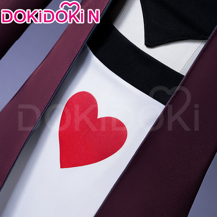 【In Stock】【Size S-2XL】DokiDoki-N Anime Cosplay Costume Dark Red Heart Coat