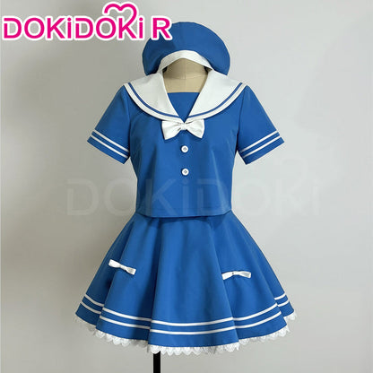 【In Stock】【Size S-2XL】DokiDoki-R Anime Cosplay Costume Blue Sailor Suit