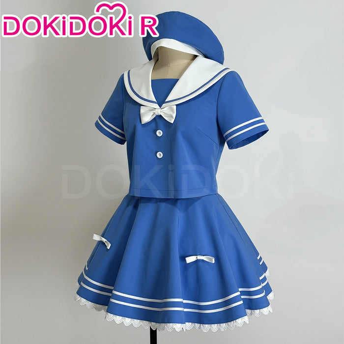 【In Stock】【Size S-2XL】DokiDoki-R Anime Cosplay Costume Blue Sailor Suit