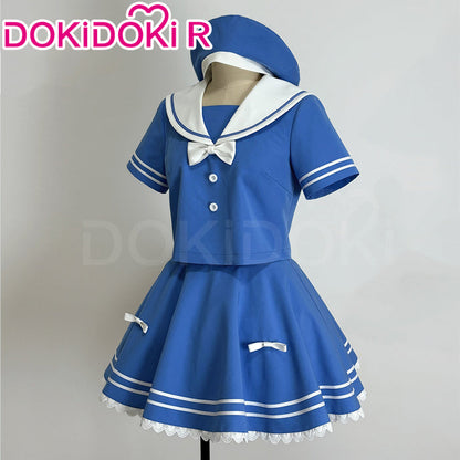 【In Stock】【Size S-2XL】DokiDoki-R Anime Cosplay Costume Blue Sailor Suit