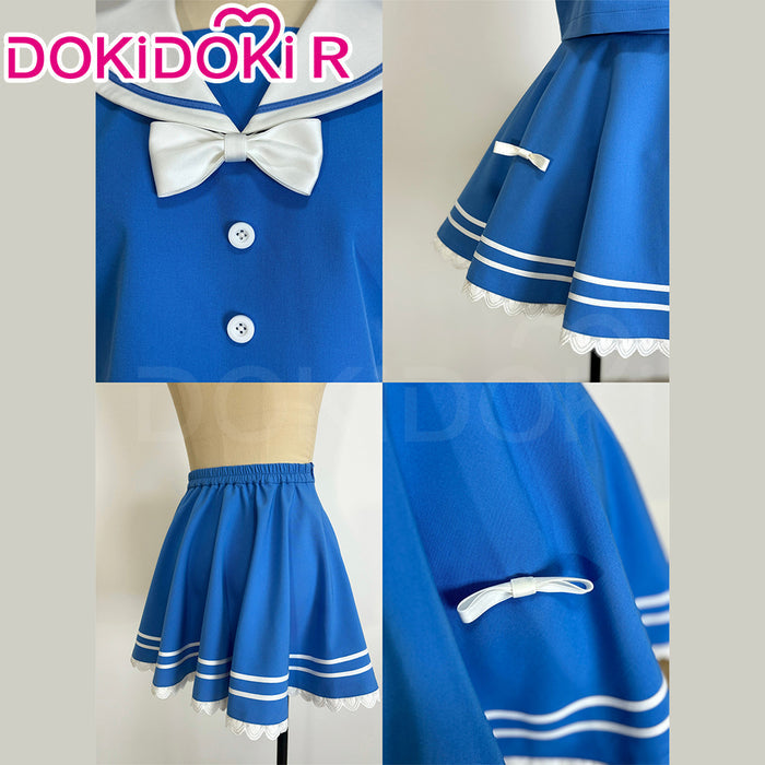 【In Stock】【Size S-2XL】DokiDoki-R Anime Cosplay Costume Blue Sailor Suit