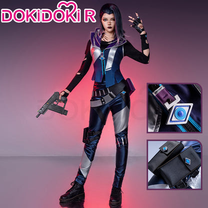 【In Stock】【Size S-2XL】DokiDoki-R Game Valorant Cosplay Fade Costume Hazal Eyletmez