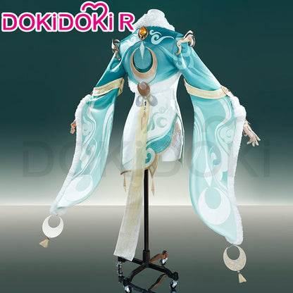 【IN STOCK】【Size S-XL】DokiDoki-R Game Genshin Impact Cosplay Zi Bai Costume White Horse Adeptus Zibai Luna IV