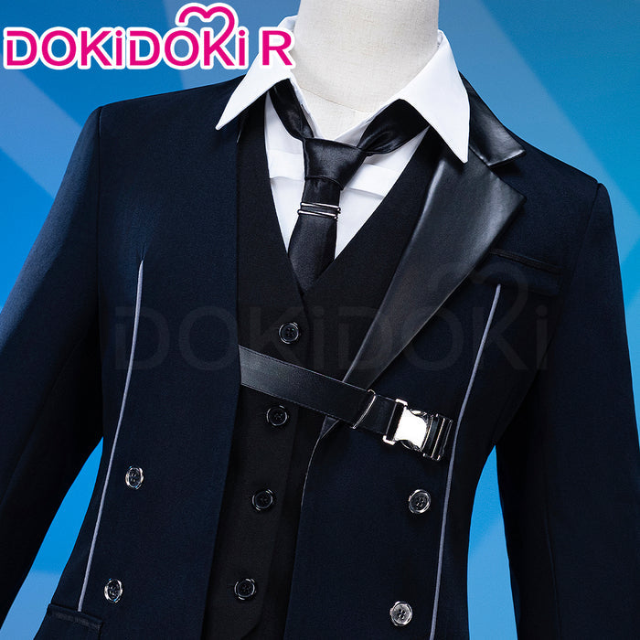 【In Stock】【Size S-XL】DokiDoki-R Game Love and Deepspace Cosplay Xavier Costume Black Suit Wisdom's Edge