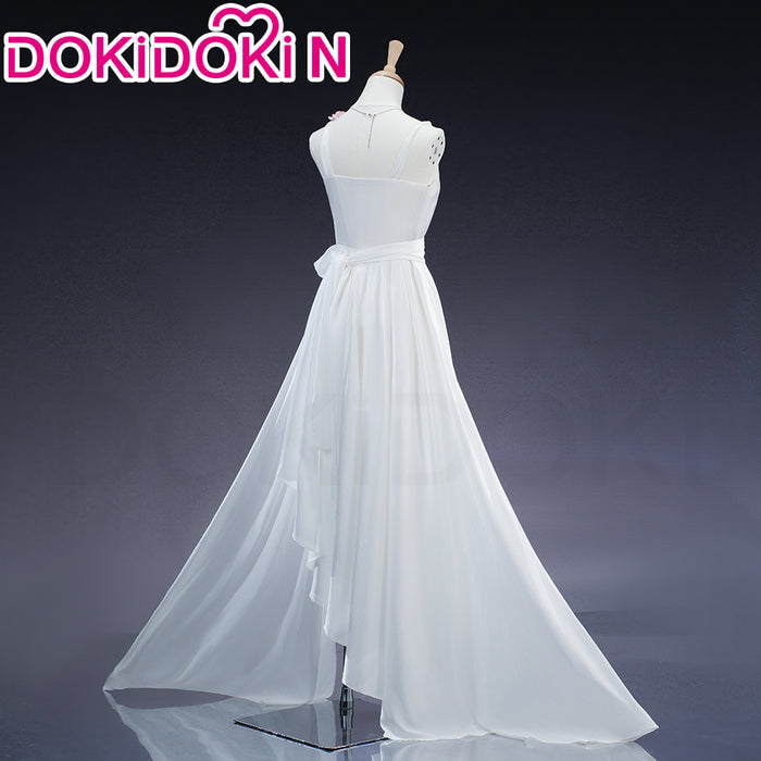 【In Stock】【Size XS-3XL】DokiDoki-R Anime Cosplay Costume White Dress Casual Wear