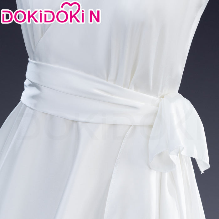 【In Stock】【Size XS-3XL】DokiDoki-R Anime Cosplay Costume White Dress Casual Wear