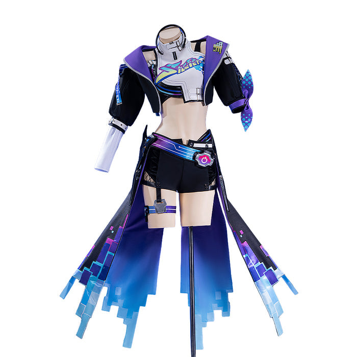 【In Stock】【Size XS-3XL】DokiDoki-R Game Honkai: Star Rail Cosplay Silver Wolf Costume LV.999 SP Planarcadia