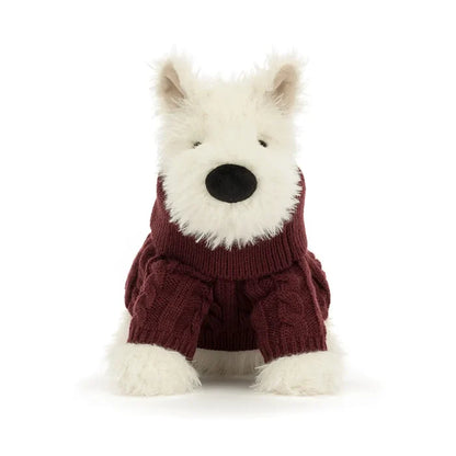 Jellycat Munro Scottie Dog 'Winter Jumper' Jellycat Munro Scottie Dog 'Winter Jumper' Kids