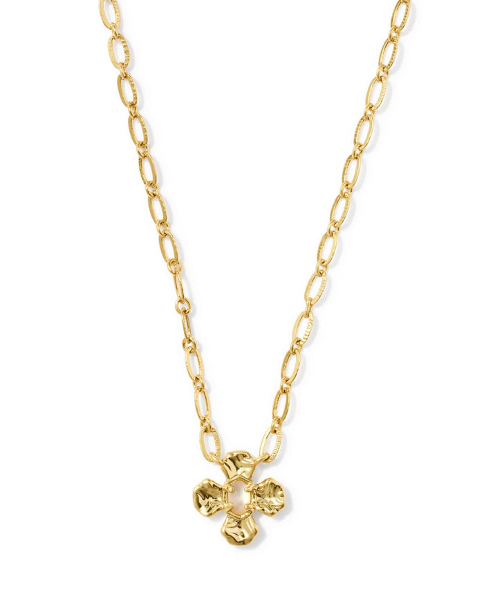 Kendra Scott Leanne Gold Pendant Necklace - Natural Mother of Pearl Kendra Scott Leanne Gold Pendant Necklace - Natural Mother of Pearl Necklaces