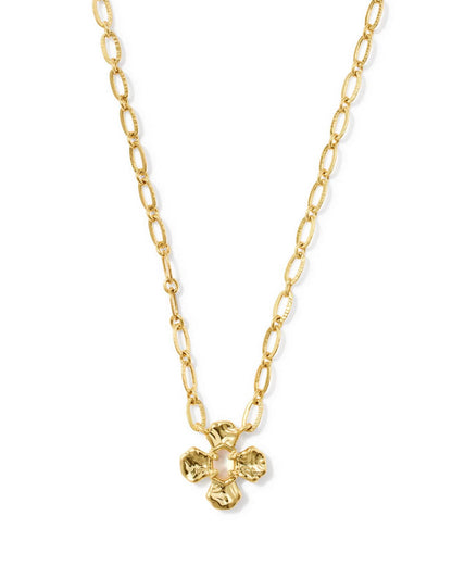 Kendra Scott Leanne Gold Pendant Necklace - Natural Mother of Pearl Kendra Scott Leanne Gold Pendant Necklace - Natural Mother of Pearl Necklaces
