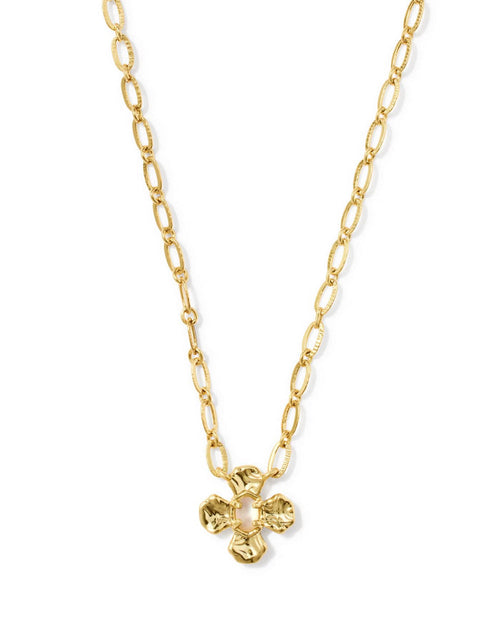 Kendra Scott Leanne Gold Pendant Necklace - Natural Mother of Pearl Kendra Scott Leanne Gold Pendant Necklace - Natural Mother of Pearl Necklaces