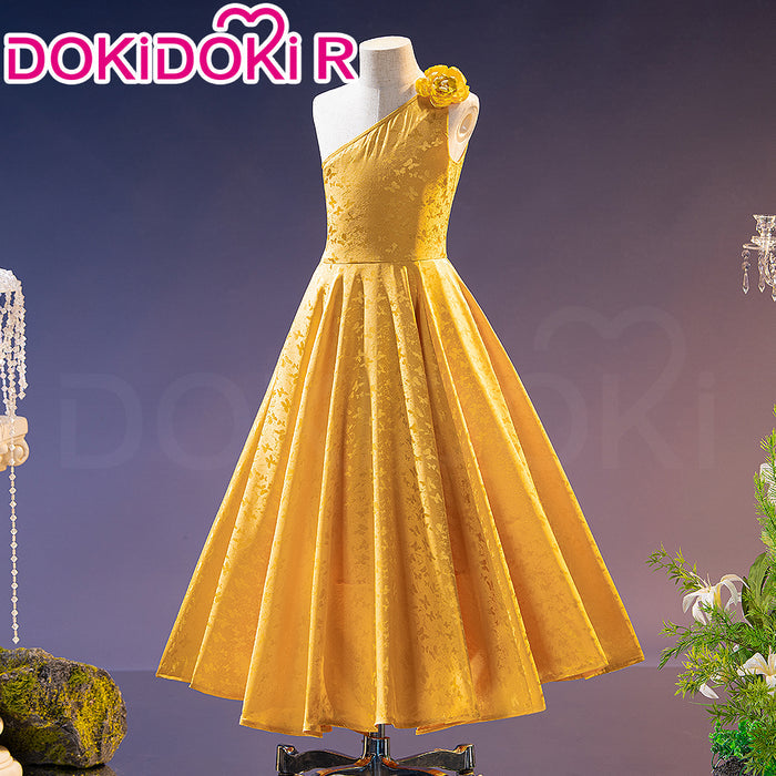 【Kids Version】【Height Fits 120-160cm】DokiDoki-R Anime Cosplay Costume Rabbit Yellow Dress