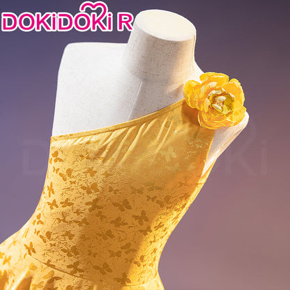 【Kids Version】【Height Fits 120-160cm】DokiDoki-R Anime Cosplay Costume Rabbit Yellow Dress