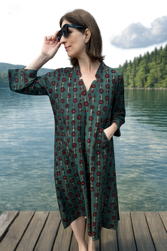 Kiitoslife Forest Bloom Cotton Dress
