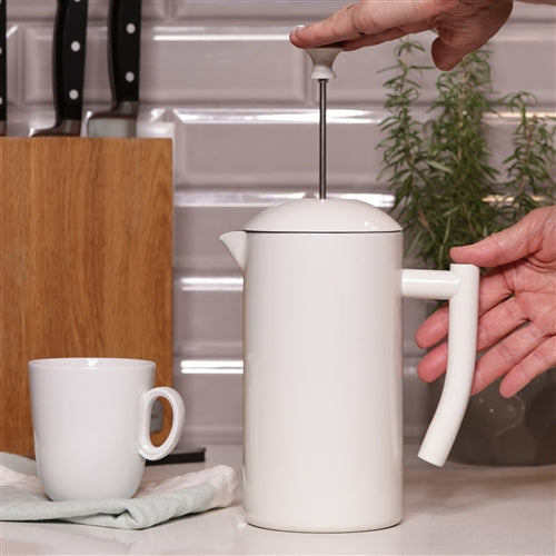 Lifetime Insulated French Press, White