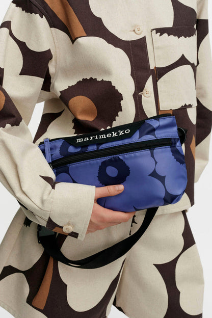 Marimekko Neat Crossbody Unikko Bag Small Dark Blue/Dark Blue