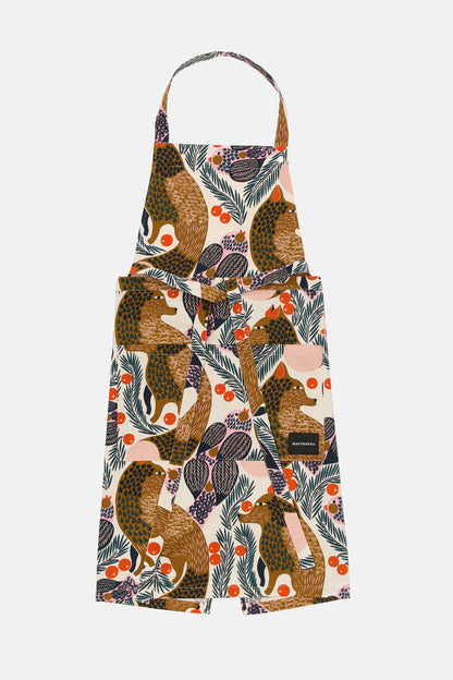 Marimekko Pieni Ketunmarja Apron White
