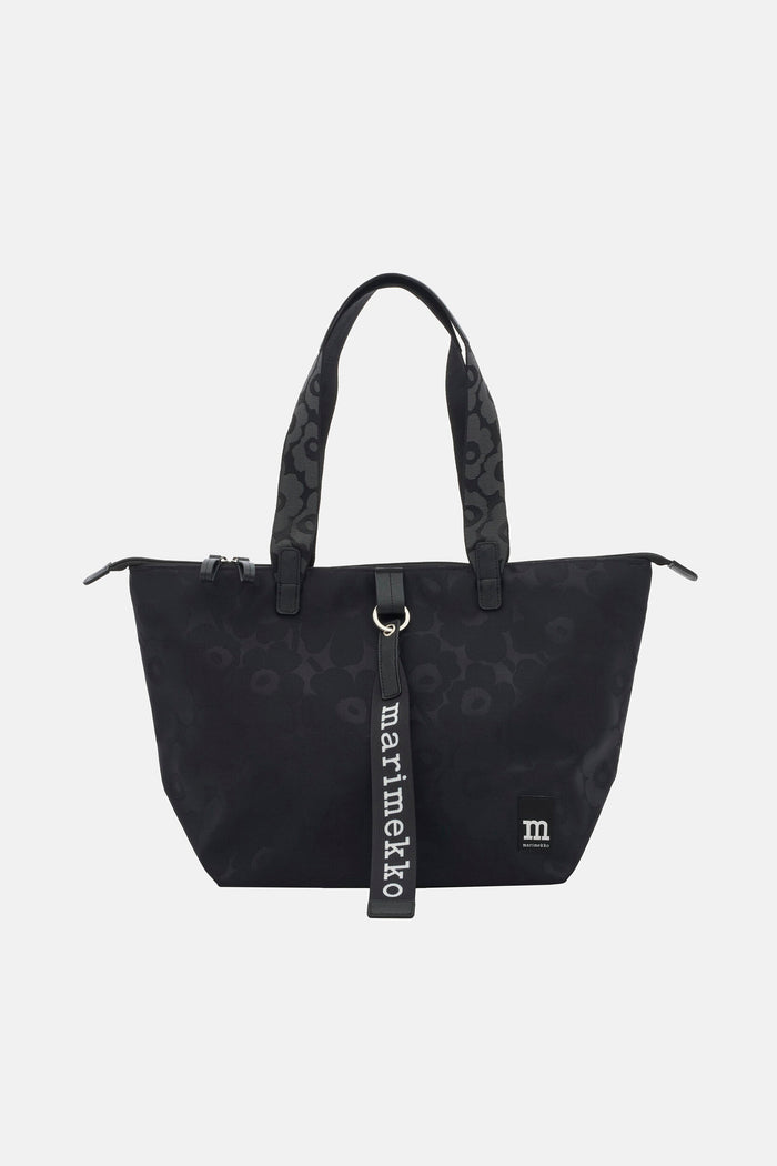 Marimekko Unikko Medium Tote Bag Black