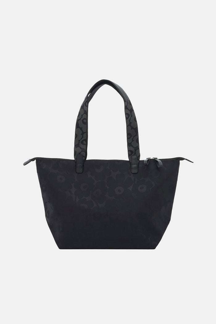Marimekko Unikko Medium Tote Bag Black