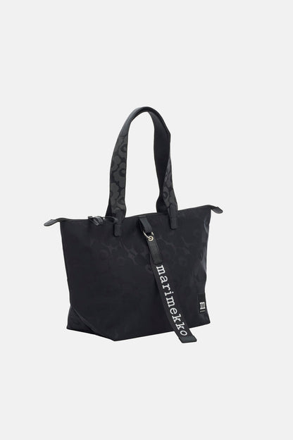 Marimekko Unikko Medium Tote Bag Black