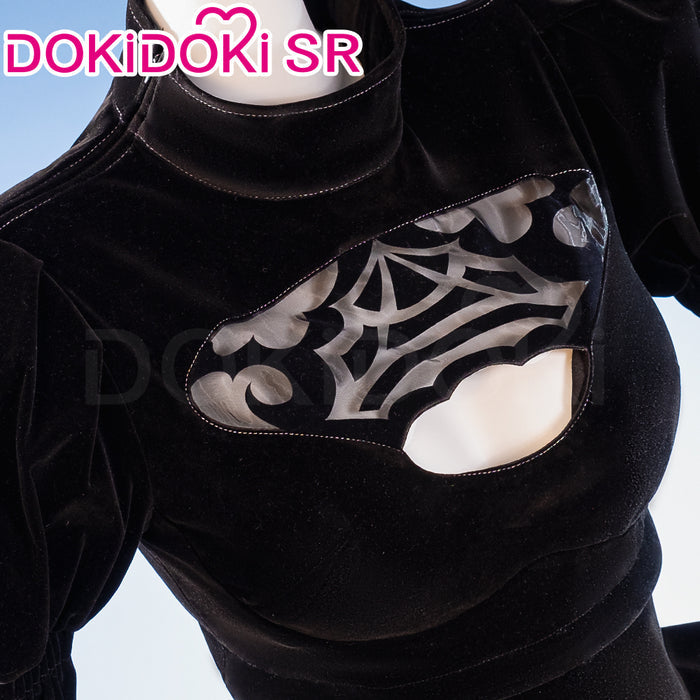 【Minor Defects Sale – Final Sale】【Size S-3XL】DokiDoki-SR Game Cosplay White / Black Dress Costume