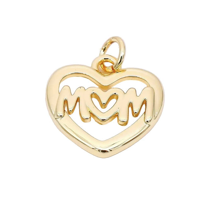 Mom Heart Charm Mom Heart Charm Charms