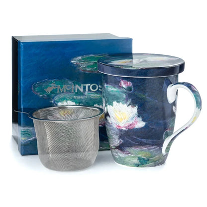 Monet "Water Lilies" Infuser, Mug & Lid