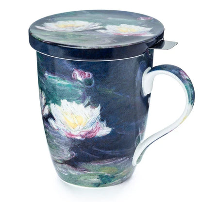 Monet "Water Lilies" Infuser, Mug & Lid