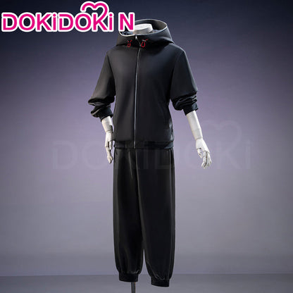【Partial Ready For Ship】【Size S-3XL】Dokidoki-N Anime Cosplay Costume Black Hoodie Set Casual Wear